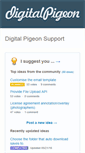 Mobile Screenshot of help.digitalpigeon.com