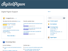 Tablet Screenshot of help.digitalpigeon.com